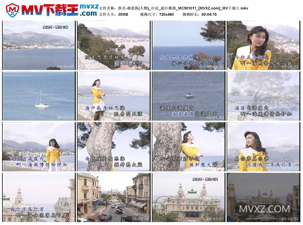 佚名-相思海(人物)_台语_流行歌曲_MC501011